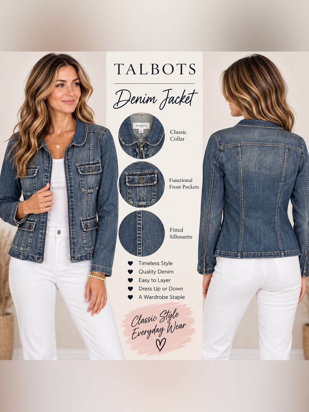 Talbot's Denim Jacket‎ - Picture 2 of 9